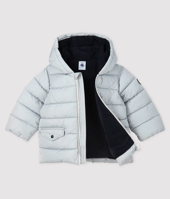 Doudoune Matelassee Bebe Garcon Gris Clair Petit Bateau