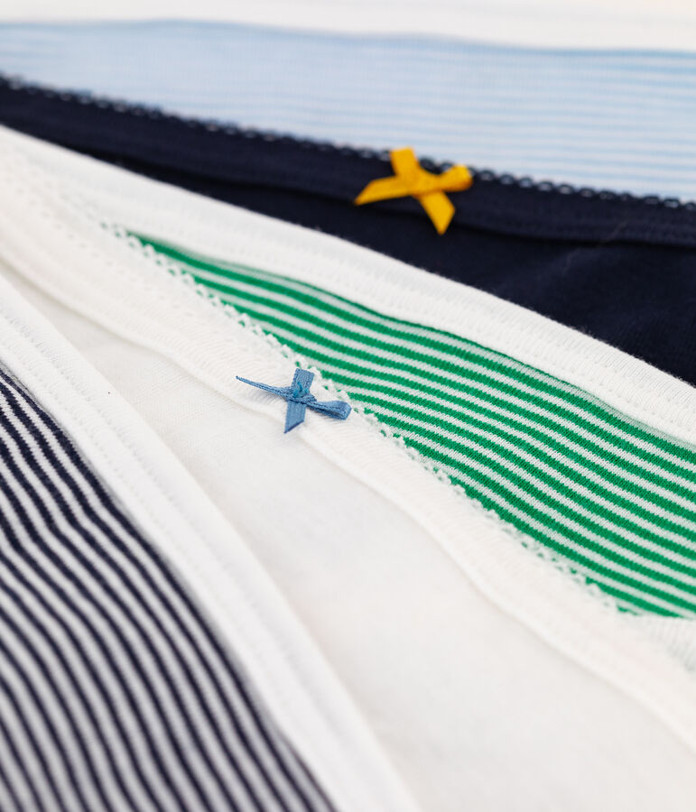 Semainier 5 culottes en coton Femme multicouleur