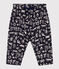 Pantalon en tubique matelassé imprimé bébé bleu SMOKING/ AVALANCHE