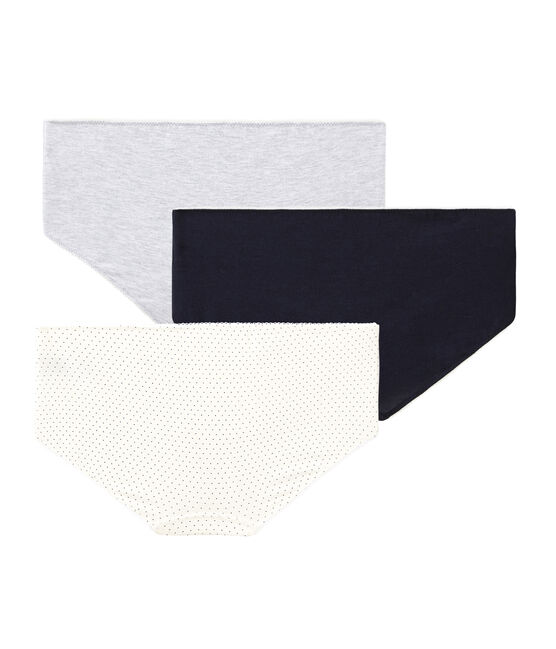 Trio de shorties fille en coton stretch variante 1