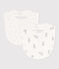 LOT DE 2 BAVOIRS BÉBÉ EN COTON variante 2