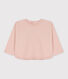 Tee-shirt manches longues bébé en tubique
