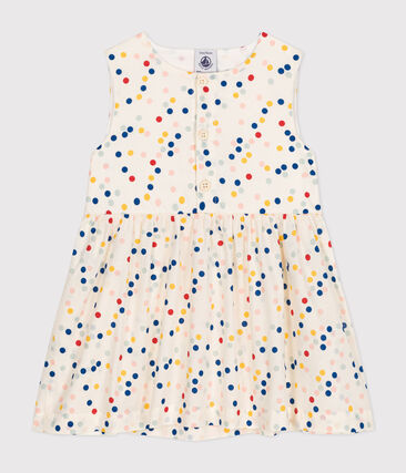 Robe sans manche en popeline bébé