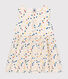 Robe sans manche en popeline bébé