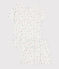Pyjama short enfant en coton fruits blanc MARSHMALLOW/blanc MULTICO