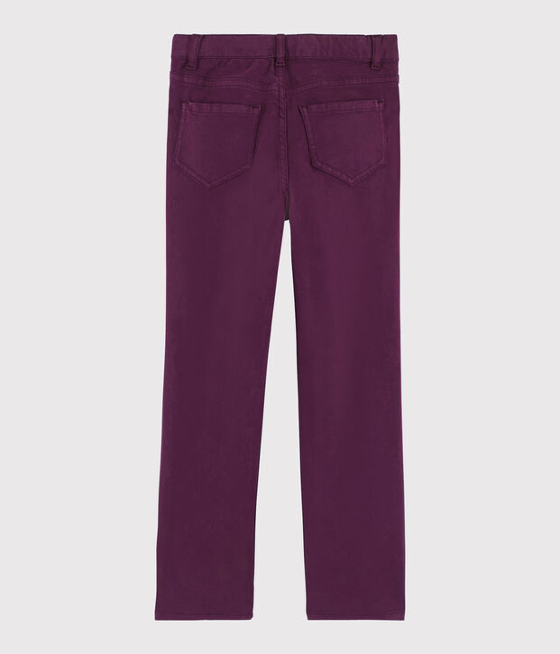 Pantalon enfant fille violet