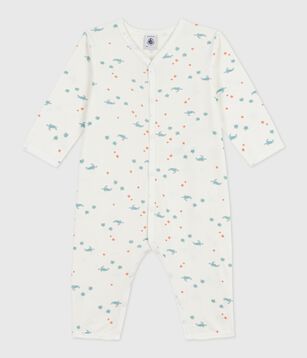 Pyjama bébé en coton sans pieds imprimé voitures MARSHMALLOW/MULTICO