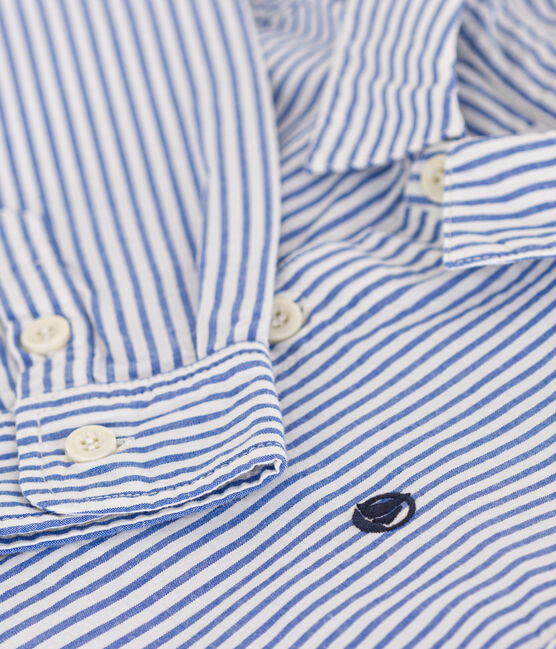 Chemise à rayures enfant garçon GAULOISE/ MARSHMALLOW