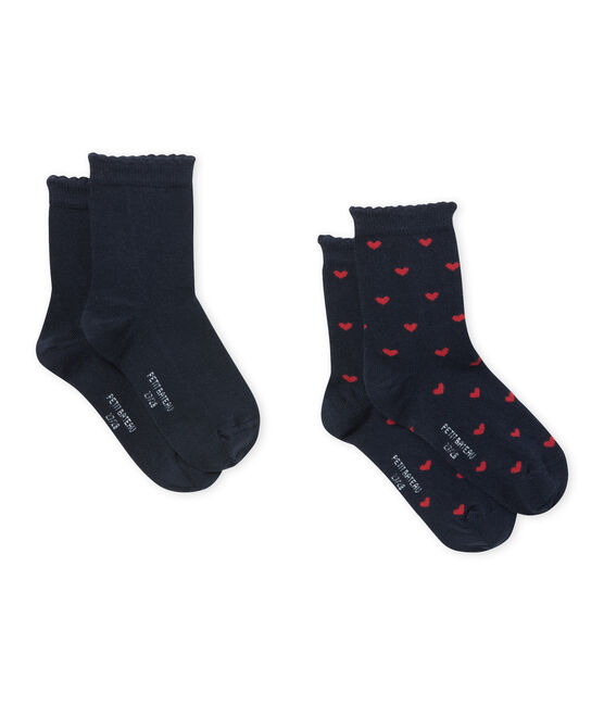 Lot de 2 paires de chaussettes fille SPECIAL LOT 00