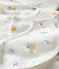 Coffret cadeau naissance fleurs bébé en coton biologique variante 1