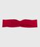 Bandeau enfant en velours rouge TERKUIT