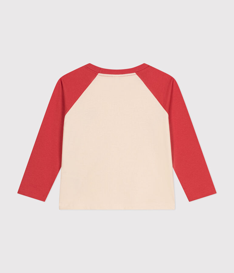Tee-shirt manches longues en coton enfant gar&ccedil;on AVALANCHE/ OURSIN