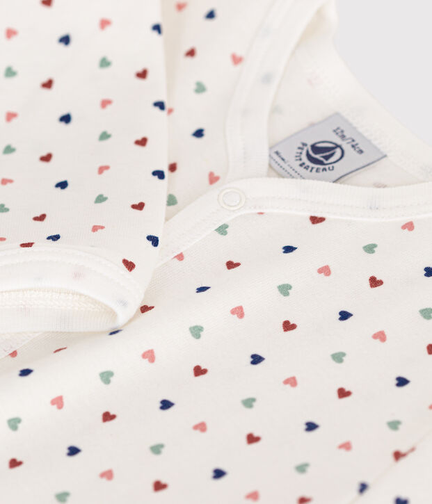 Pyjama sans pieds en coton b&eacute;b&eacute; bleu/bleu