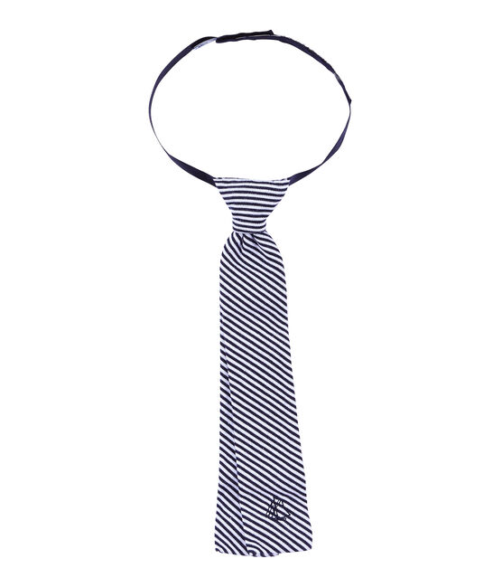 Cravate enfant garçon bleu SMOKING/blanc MARSHMALLOW