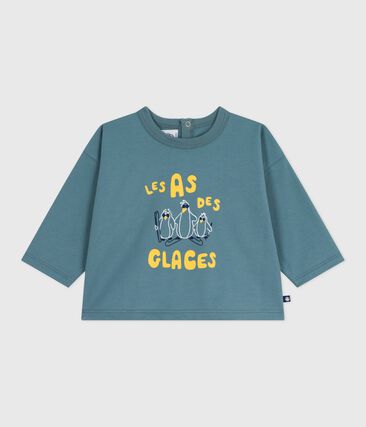 Tee-shirt bébé en coton à manches longues