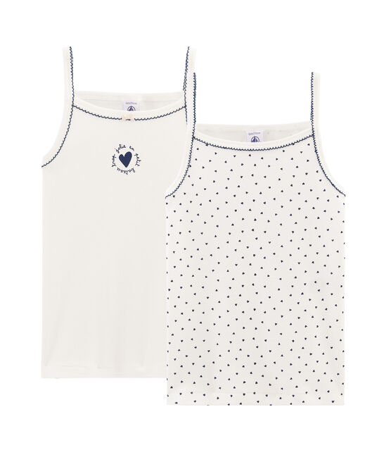 Duo de chemises à bretelles petite fille variante 1