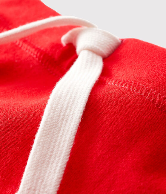 Short bébé mixte uni rouge PEPS