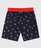 Short de plage bébé garçon imprimé bleu SMOKING/blanc MULTICO