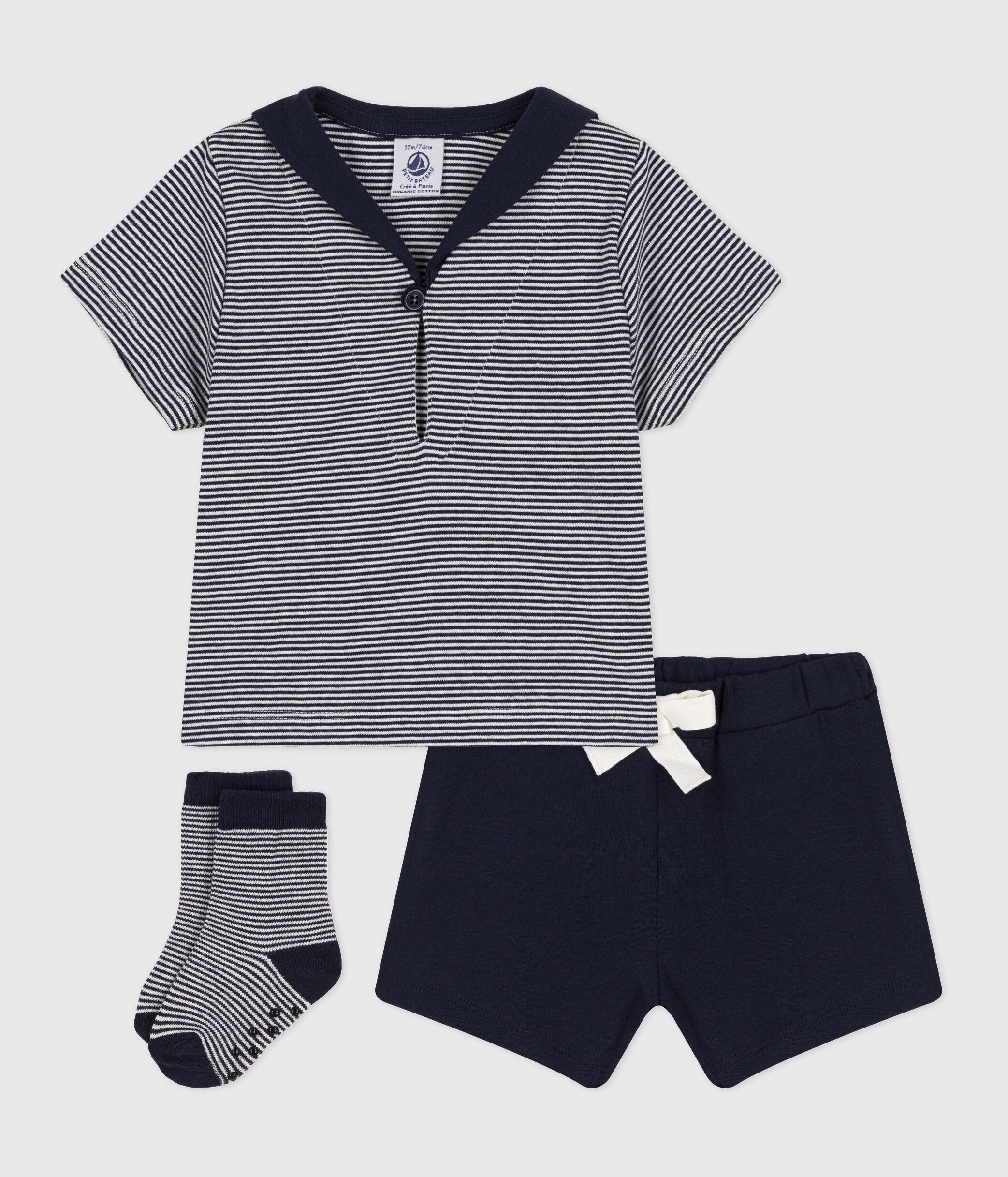 Tenue sales marin bébé