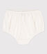 Culotte bloomer bébé en broderie anglaise