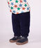 Pantalon de jogging b&eacute;b&eacute; mixte en coton uni bleu marine