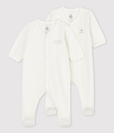 PETIT BATEAU - Lot de 2 dors-bien bébé en coton biologique