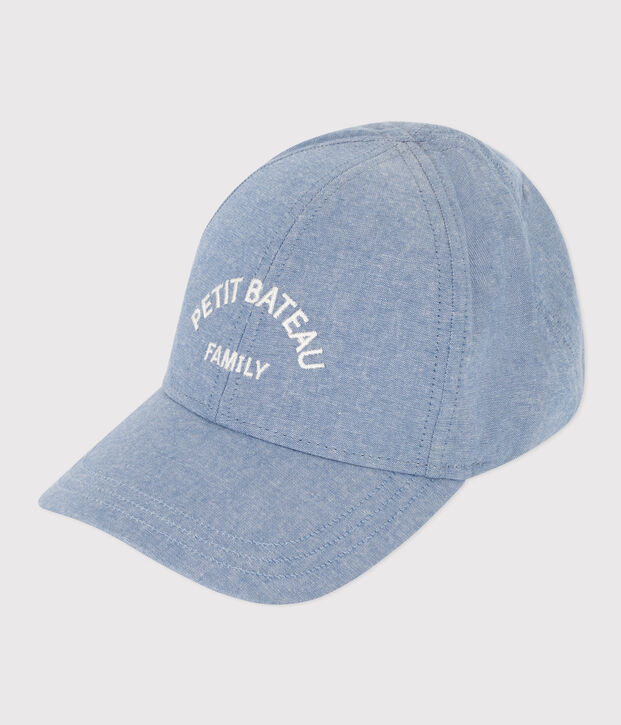 Casquette Petit Boat en denim enfant mixte multicouleur