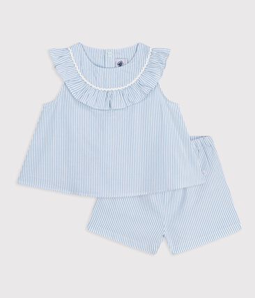 Ensemble cadeau bébé en coton : ensemble 2 pièces