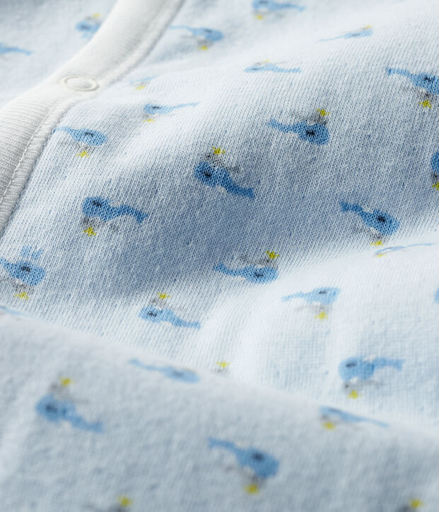 Combisac b&eacute;b&eacute; en c&ocirc;te bleu/multicouleur