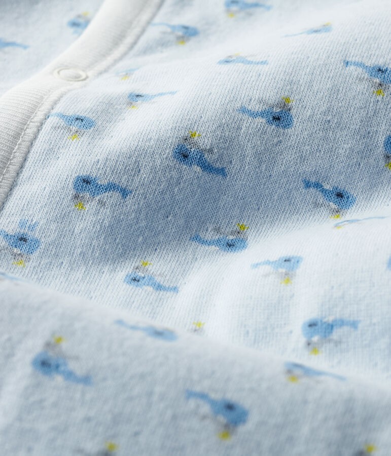 Combisac b&eacute;b&eacute; en c&ocirc;te bleu/multicouleur