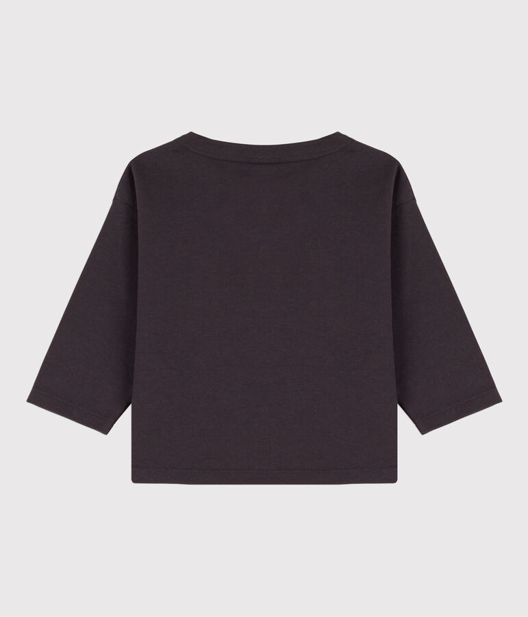 Tee-shirt manches longues b&eacute;b&eacute; en coton gris DUMBO