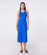 Robe débardeur longue femme en coton