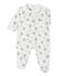 Dors bien bébé fille imprimé blanc LAIT/blanc MULTICO