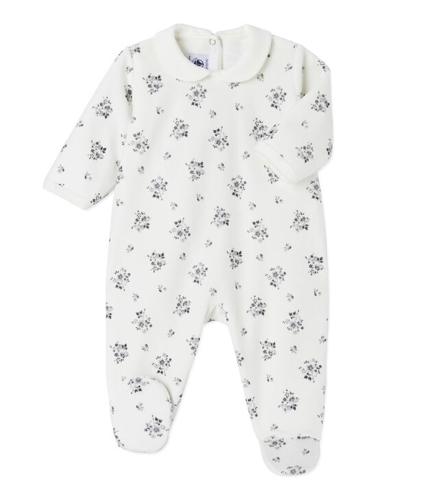 Dors bien b&eacute;b&eacute; fille imprim&eacute; blanc/multicouleur