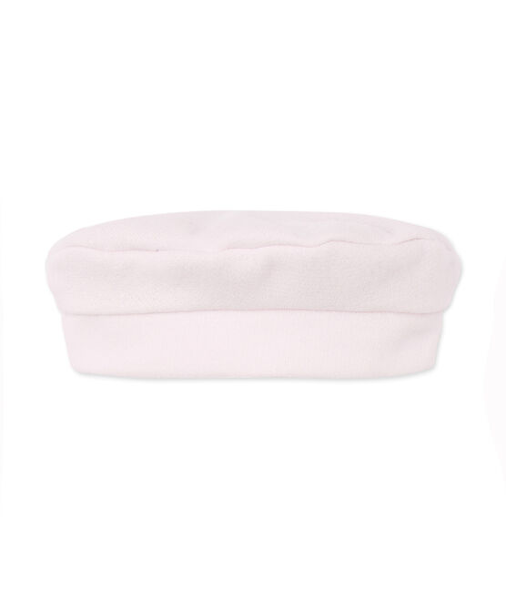 Béret bébé fille en molleton rose VIENNE