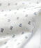Gigoteuse bébé en côte blanc MARSHMALLOW/gris GRIS/ MULTICO