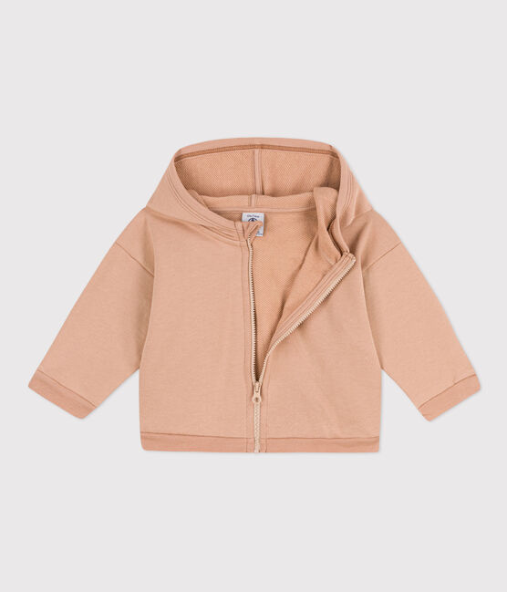 Sweatshirt à capuche bébé beige VINTAGE