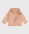 Sweatshirt à capuche bébé beige VINTAGE