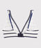 Soutien - gorge rayé Femme blanc MARSHMALLOW/bleu SMOKING
