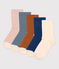 Lot de 5 paires de chaussettes enfant fille variante 1
