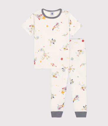 Pyjama en coton imprimé espace enfant