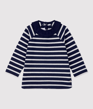 PETIT BATEAU - Blouse en coton bébé.