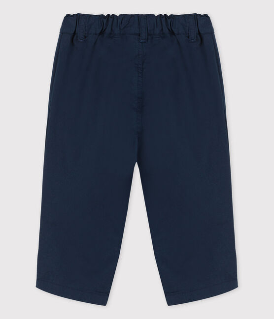 Pantalon en serge craquante bébé bleu SMOKING