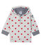 Sweatshirt à capuche bébé garçon en maille imprimée gris BELUGA/rouge TERKUIT CN