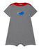 Combicourt bébé garçon rayé bleu SMOKING/blanc LAIT