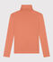 Tee-shirt col roulé L'ICONIQUE en coton Femme rose SIENNA