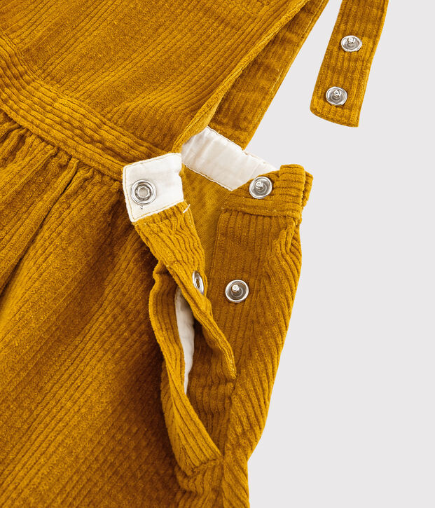 Robe salopette enfant fille jaune