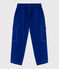 Pantalon cargo en sergé enfant fille / garçon bleu NEWBLEU