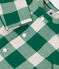 Chemise manches longues bébé à carreaux en flanelle MATCHA/ AVALANCHE