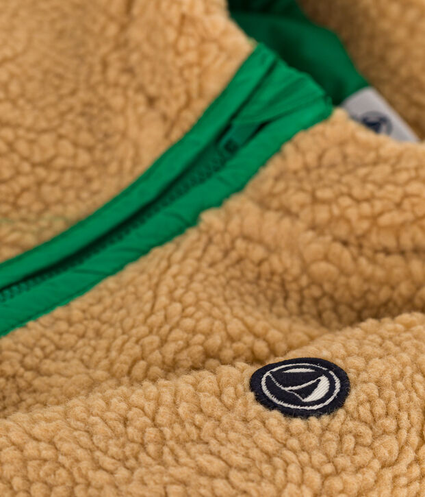 Veste en sherpa b&eacute;b&eacute; beige